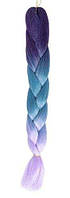 Синтетические волосы ombre blue / fio braids W10342 Польша