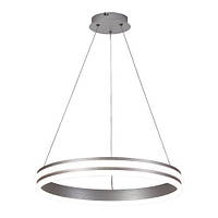 Світлодіодний підвісний світильник Feron AL6610  50W круглий срібло  3200Lm  4000K  500*1200mm SHINE LEVITATION