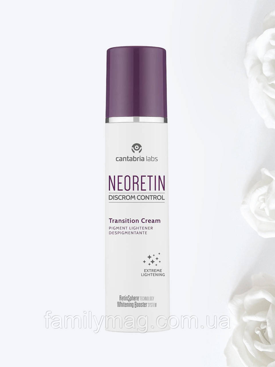 Омолоджуючий крем-транзит з ретинолом Transition Cream Discrom Control Neoretin Cantabria labs 50 мл