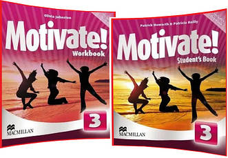 Motivate 3. Student's+Workbook. Підручник+Зошит англійської мови. Macmillan