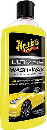 Автомобільний шампунь з воском - Meguiar's Ultimate Wash & Wax 473 мл. (G17716EU), фото 1