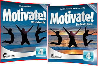 Motivate 4. Student's+Workbook. Підручник+Зошит англійської мови. Macmillan