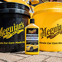 Автомобільний шампунь з воском - Meguiar's Ultimate Wash & Wax 473 мл. (G17716EU), фото 3