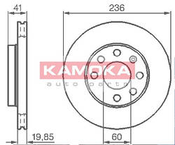 Диск гальмівний Daewoo Lanos 13",Sens (виробництво LSA)