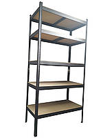 Стелаж 180x90x60cм 5полок металевий полочний фарбований
