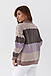 Жіночий в'язаний светр, фрезовий, фото 3