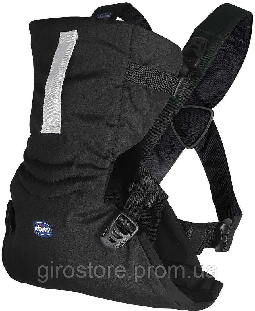 Ерго рюкзак-кенгуру Chicco Easy Fit чорний, для новонароджених, нагрудна переноска для дитини.