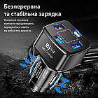 Автомобільний зарядний пристрій від прикурювача 4 USB QC 3.0 Quick Charge USLION UD7575 (HC-365) Black, фото 7