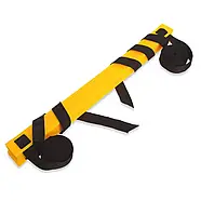 Драбинка координаційна C-4893 чорно-жовта 3 м, 6 перекладин, фото 4