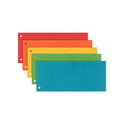 Картонні кольорові закладки Esselte Assorted. 240х105