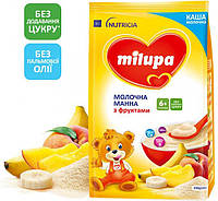 Молочна каша Milupa Манна з фруктами 210 г