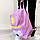 Рюкзак для дівчинки з принтом 22х28х12 см. BST 1241963, фото 3