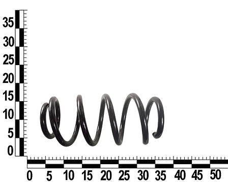 Пружина підвіски Renault Logan MCV універсал зад. посилений. (К-т 2 шт.) п/е уп., фото 2