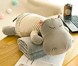 Іграшка плед Бегемотик, фото 3