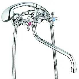 СМІСК ДЛЯ ВАННИЙ З ДОВНИМ ІЗЛИВОМ G-LAUF JML7-A605 ХРОМ СИЛУМІН