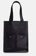 Большая женская сумка на плечо «Shopper» цвет в наличии Черный
