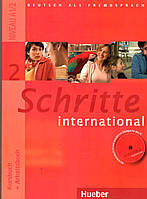 Підручник і робочий зошит Schritte international 2 Kursbuch + Arbeitsbuch mit Audio-CD zum Arbeitsbuch