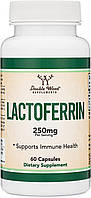 Double Wood Lactoferrin / Лактоферрин Поддержка иммунитета 125 мг 60 капсул 07/24