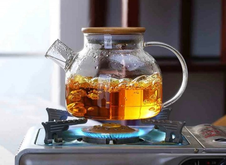 Скляний чайник для заварювання 600 мл для чаю та кави Ardesto з бамбуковою кришкою (AR3006GB)