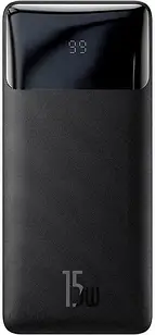 Повербанк (Power Bank) Baseus 15 W 20000 mAh Грей8ML-J01 Black