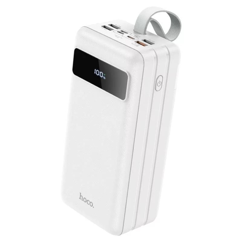 Портативний акумулятор Повербанк Power Bank Hoco J86B (60000 mAh) Electric 22.5W fully compatible White