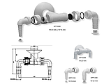 Сифон для під'єднання пральної машинки та зливання конденсату., фото 3