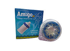 Презерватив Amigo текстурний із шипами "Солодка лють"