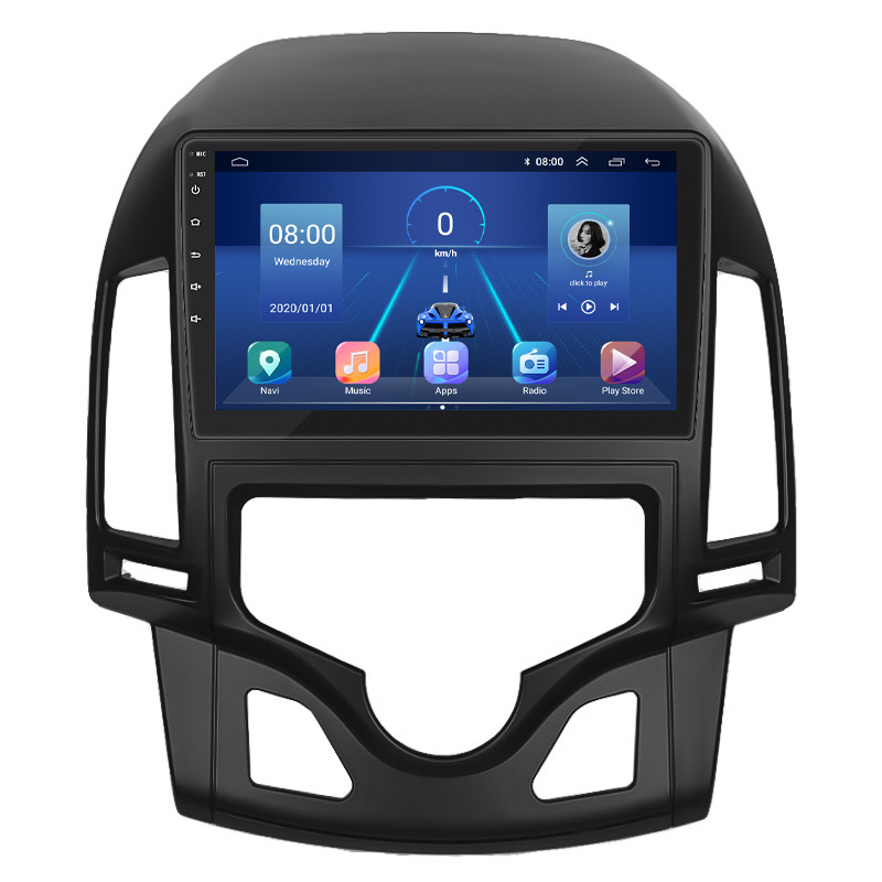 Штатна магнітола 9" Lesko для Hyundai i30 I Рестайлінг 2010-2012 4/64Gb 4G Wi-Fi GPS Top Хюндай