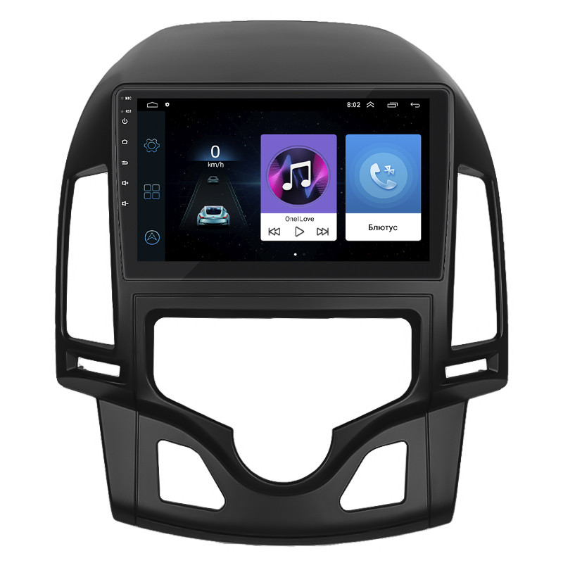 Штатна магнітола 9" Lesko для Hyundai i30 I Рестайлінг 2010-2012 1/16Gb Wi-Fi GPS Base Хюндай