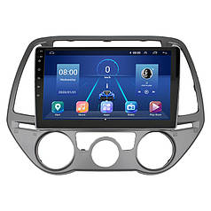 Штатна магнітола 9" Lesko для Hyundai i20 I Рестайлінг 2012-2014 6/128Gb 4G Wi-Fi GPS Top Хюндай