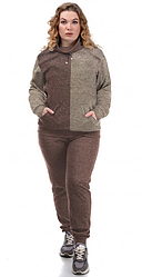Спортивний костюм жіночий (моко), розміри 54, 56
