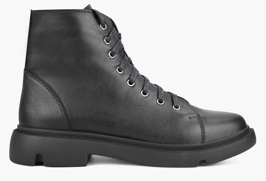 Черевики високі жіночі демісезонні чорні натуральна шкіра Україна Viscala — розмір 36 (23,3 см) (модель: Vis27235d-KBL), фото 1