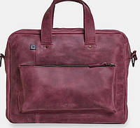 Большая кожаная сумка «New Traveler» для деловых путешествий, цвет в наличии, размер S Бордовый