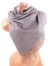 Жіночий кашеміровий палантин Eterno сірий