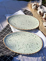 Тарілка «Овальна» 26/22, «Dragon коричневий лофт»