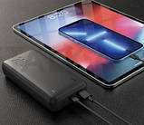 Оригінал повербанк Hoco J87 чорний 10000 mah, універсальна мобільна батарея Hoco J87 10000 на телефон айфон, фото 4