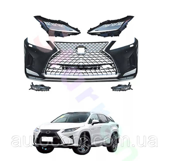 Рестайлінг комплект Lexus RX 2016-2019 р. у стилі 2020-