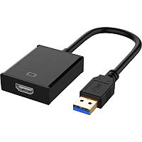 Переходник-конвертер U&P USB 3.0 - HDMI 0.25 м Black (CA-U3TH-BK)
