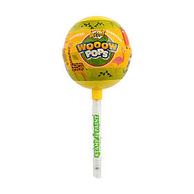 М'яч пластиковий з цукерками та сюрпризом для дівчинки та хлопчика WOOOW POPS