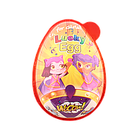 Яйце пластикове з сюрпризом і цукерками для дівчинки Lucky egg, фото 4