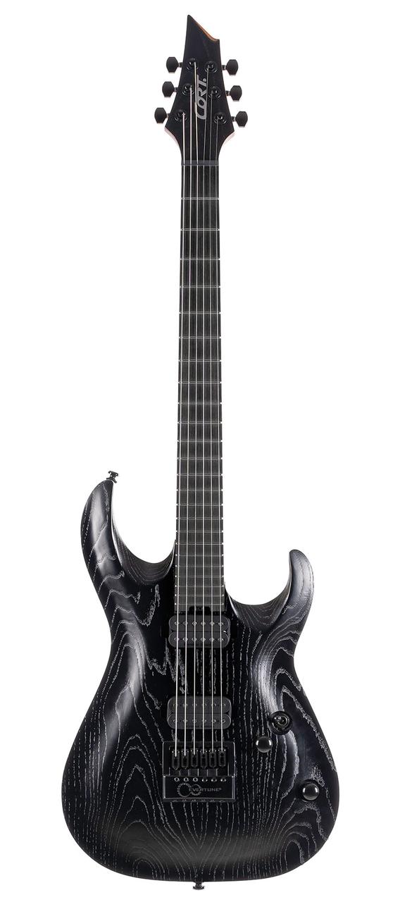 Електрогітара CORT KX700 EverTune (Open Pore Black), фото 1