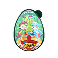 Яйцо пластиковое Lucky egg с игрушкой-сюрпризом и конфетами для ...