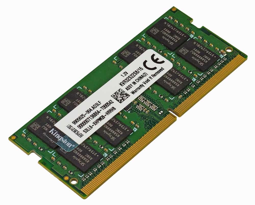 оперативна пам'ять Kingston ddr4 16gb 3200 в ноутбук