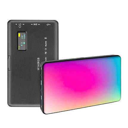 Світлодіодна лампа для відеознімання Luxceo W140 RGB 3100 mAh 2500-9000K, фото 1