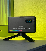 Світлодіодна лампа для відеознімання Luxceo W140 RGB 3100 mAh 2500-9000K, фото 3