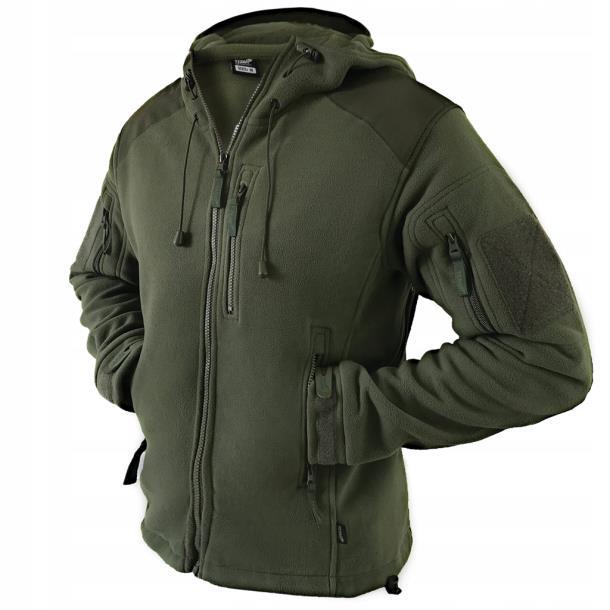 Флісова куртка з капюшоном TEXAR HUSKY OLIVE (03-FLHU-CO-OLIVE) розм.L,S,XL,XXL