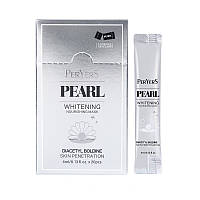 Нічна маска для обличчя з екстрактом перлин pearl whitening nourishing mask PerYerS, 4 мл