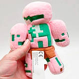 Детенелик Зомбі-піглін Майнкрафт Zombified Piglin Minecraft 21 см, фото 3