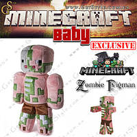Детенелик Зомбі-піглін Майнкрафт Zombified Piglin Minecraft 21 см
