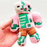 Детенелик Зомбі-піглін Майнкрафт Zombified Piglin Minecraft 21 см, фото 2